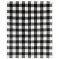 thumbnail image 2 of Safdie & Co. 48x60" Plaid Flannel Printed Ribbed Ultra-Soft Throw in White, 2 of 3