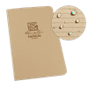 Rite in the Rain Weatherproof Leader Book, 4.625” x 7”, Tactical Tan Soft Cover, Universal Pattern with Army Reference Material (No. 980T)