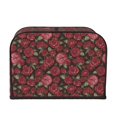thumbnail image 2 of Daiia Rose Flowers Pattern 4 slice Toaster Cover, Toaster Appliance Dust-proof Cover For Kitchen Small Appliance Dust Cover and Fingerprint Protection, 2 of 7