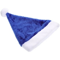 Minkissy Warm Plush Santa Hat Soft Holiday Christmas Costume Party Accessory for Adults and Kids