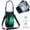 Green Gradient, variant on Gradient Water Bottle Carrier Bag for 30oz 40oz Tumbler, Ombre Insulated Cup Holder with Handle and Shoulder Strap, Cup Sleeve with Pocket, Green