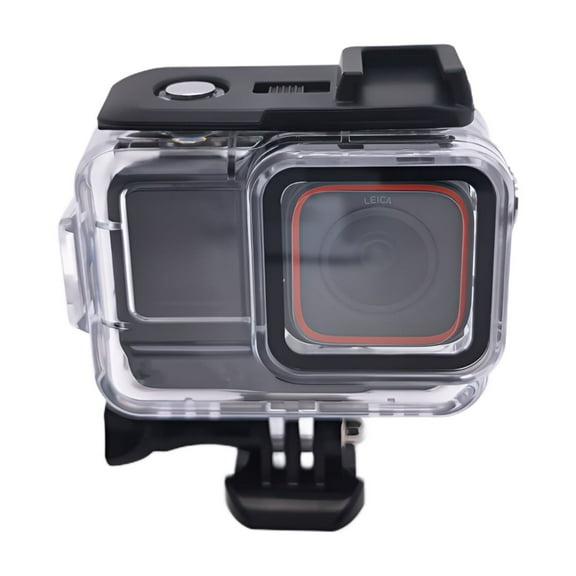 Waterproof Diving Case for Insta360 ACE Pro 2/ACE Pro Camera, Underwater 60M/196FT Deep Dive Housing PC Tempered Glass Protective Cover Shell with Bracket Accessories