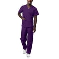 thumbnail image 1 of Sivvan Unisex Classic Scrub Set V-Neck Top/Drawstring Pants (Available in 15 Solid Colors), 1 of 7
