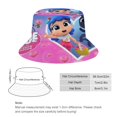 thumbnail image 2 of True y el Reino Arcoíris Sombrero bucket para adultos, gorra de protección solar, sombrero de pescador plegable para viajes al aire libre, pesca y actividades de verano, 2 of 6
