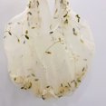 thumbnail image 6 of Pkhoxwe Embroidery Flower Handbag Transparent Mesh Shopping Bag Beach Mesh Tote Bag for Women Travel Shopping Daily Use, 6 of 7