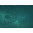 thumbnail image 1 of Ahgly Company Indoor Rectangle Patterned Dark Cyan Green Area Rugs, 7' x 9', 1 of 6