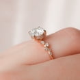 thumbnail image 3 of SOLITAIRE JEWELS 2.50CT Round Hidden Halo Style Cluster Moissanite Diamond Engagement Ring for Women Solid 14k Rose Gold, 14k Rose Gold Solitaire Ring, 3 of 6