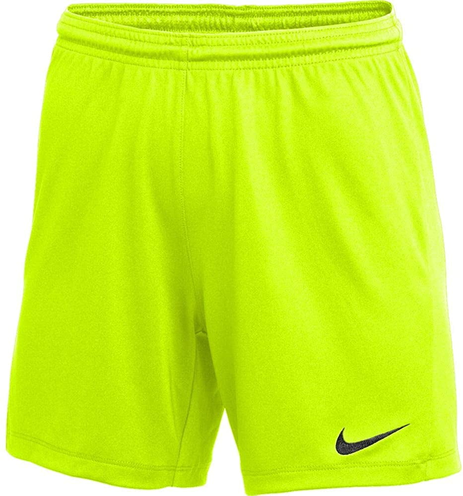 Nike Womens Soccer DriFIT Park III Shorts Volt Medium