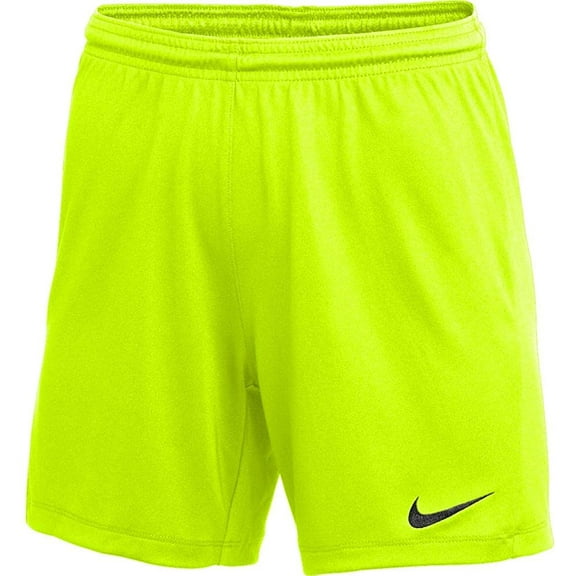 Nike Womens Soccer Dri-FIT Park III Shorts Volt Large