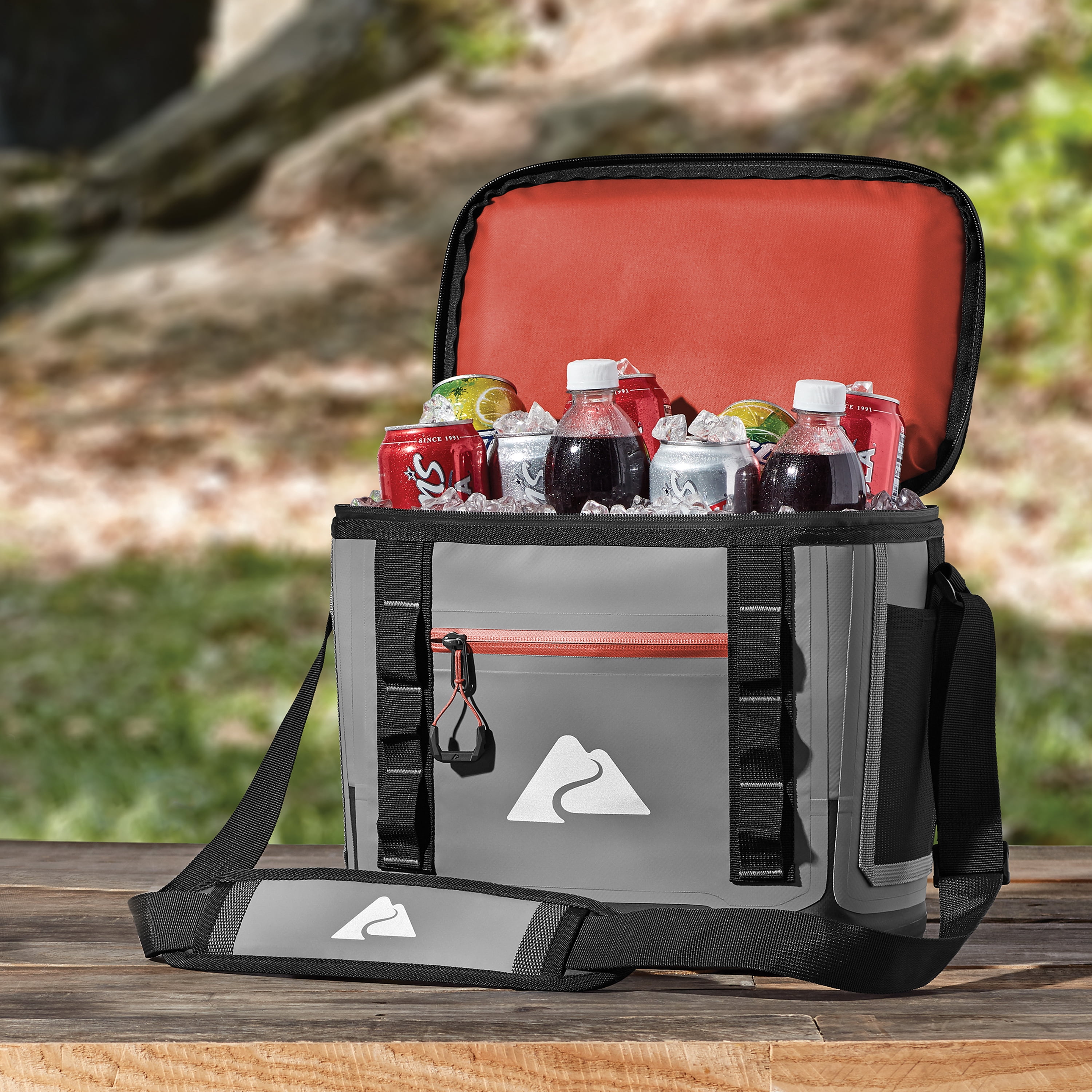 Ozark Trail 12-Can Hard-Sided Welded Cooler, Gray