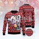 thumbnail image 5 of Suéter feo de punto divertido de Navidad de algodón con diseño de Papá Noel para mascotas, suéter informal vintage de invierno estilo Harajuku, jersey retro de manga larga con estampado 3D, 5 of 5