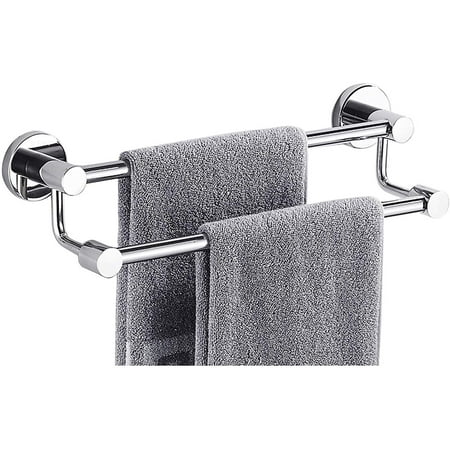 Stainless Steel Half Circle Towel Ring - Wall Mounted Bath Towel Holder In Brushed Silver