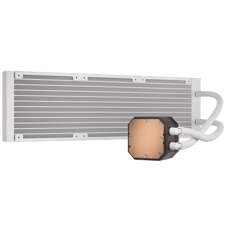 CORSAIR - iCUE H150i ELITE CAPELLIX XT Liquid CPU Cooler with RGB Lighting - White