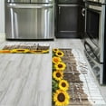 thumbnail image 4 of Rustic Sunflower Kitchen Rugs Sets of 2, Sunflower Bless Kitchen Mat Washable Non-Slip Kitchen Floor Mats for in Front of Sink Sunflower Kitchen Decor, 4 of 6
