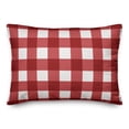 thumbnail image 2 of Creative Products Land of the Free and Home of the Brave Buffalo Check 14x20 Indoor / Outdoor Pillow, 2 of 3
