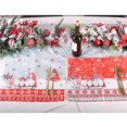 thumbnail image 4 of Yuarrent Manteles de de Navidad Apariencia Festival Vajilla no tejida Estera Vacaciones de invierno Mantel individual universal Cocina Restaurante Kits de decoración para fiestas Fondo rojo Yuarrent HA069763-01, 4 of 6