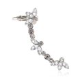 thumbnail image 2 of Korean zircon earrings fashion petal ear clip earrings new style earrings, 2 of 2