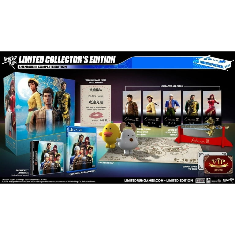 Shenmue III Complete Edition - Collectors Edition - PlayStation 4 (PS4) - NEUF
