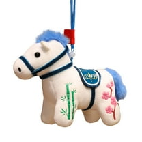 Horse Stuffed Animals 4.7 Inches Plush Plushie Toy for Christmas Tree Birthday Gift Party Favors