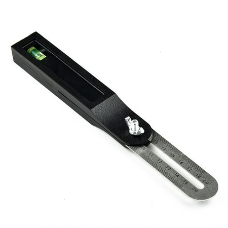 

GLFILL Sliding Bevel Square Gauge Protractor Angle Ruler Tool 360 Degree Adjustable