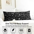 thumbnail image 3 of Gothic Moon & Star Body Pillow Cover 20x54 - Dark Celestial Pillowcase with Invisible Zipper - Soft Steampunk Aesthetic Full-Length Pillow Protector, 3 of 5