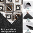 thumbnail image 3 of Brown Geometric Triangle Diamond Pattern Kitchen Rugs Sets Of 3,Kitchen Runner Rugs Non Skid Washable,Decorative Kitchen Floor Mats for Kitchen,Sink,Laundry,17"x30"+ 17"x47" + 17"x59", 3 of 6