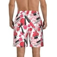 thumbnail image 3 of Kdxio Makeup Pattern Mens Casual Shorts - Drawstring Summer Beach Sports Shorts for Men, 3 of 9