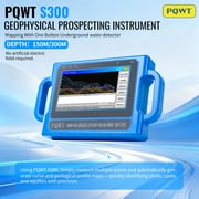 PQWT S300 Professional Groundwater Finder – One-Button Mapping & Portable Accurate Well Water Detector, 100/300m Depth for Outdoor & Field Use