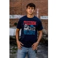 thumbnail image 5 of Freedom Don't Take It For Granite Pun Men's Graphic T Shirt Tees Brisco Brands S, 5 of 6