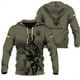 thumbnail image 2 of Sudadera con capucha para hombre con la bandera de Ucrania, estampado de camuflaje del emblema nacional ucraniano, ropa informal para hombre, jersey de gran tamaño, 2 of 5