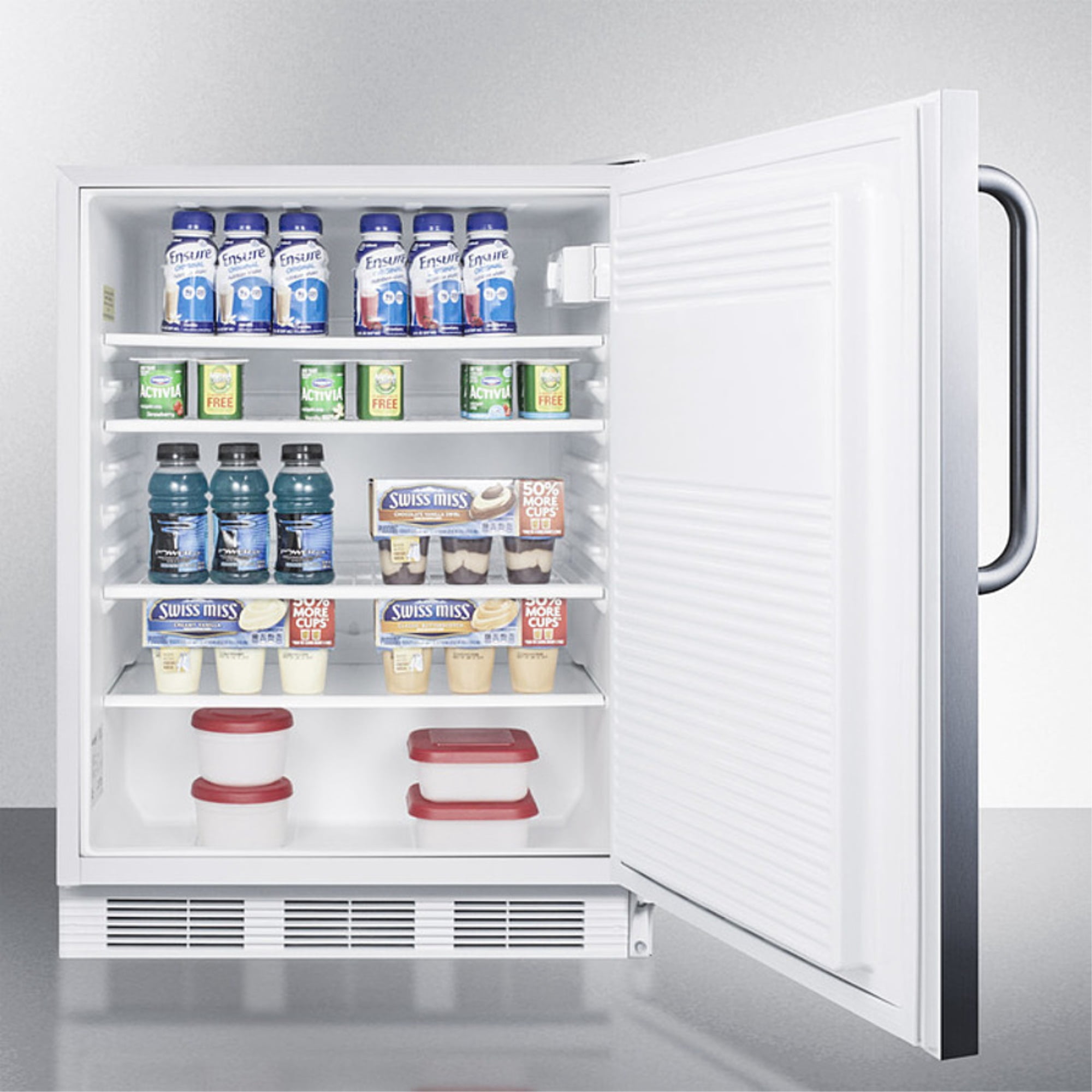 Medical Stainless NSF Compliant Built-in ADA Counter-Height Fridge FF7LCSSADA
