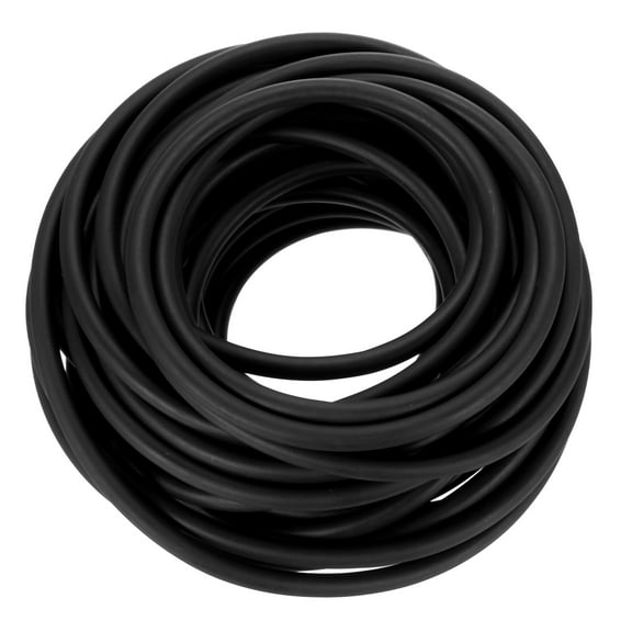 Uxcell 26 Ft(8M) Latex Rubber Tubing, 1/16"(1.8mm) ID x 3/16"(4.5mm) OD Sling Shot Rubber Bands Rubber Tubing Tube, Black