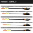 thumbnail image 3 of Bobbers De Pesca Balsa Flotador De Corcho Boya Vertical Flotador De Pesca Para Accesorios De Aparejos De Pesca De Carpa 5 Uds Kearding OD009127-00, 3 of 7