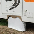 thumbnail image 6 of Modern Leisure® Sport RV Wheel Cover, Dual Axle, 24-27", White, 6 of 12
