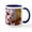 White/Navy Inside, variant on CafePress - Almond Blossoms In Spring Mug - 11 oz Ceramic Mug - Novelty Coffee Tea Cup