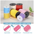 thumbnail image 4 of Uxcell 1" Double Fold Bias Tape Polyester Continuous Bulk Bias Tape for Sewing Seaming Rose Red 55 Yards, 4 of 6
