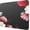 Black Flower, variant on Essential Office & Gaming Mouse Pad, 30% Larger, 8.5” x 11” in, Black