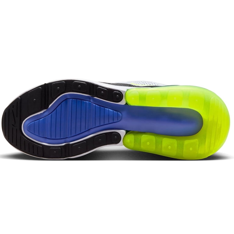 Women's Nike Air Max 270 White/Volt-Lt. Ultramarine (AH6789 116