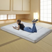 Slsy Japanese Floor Mattress Futon Mattress, Thicken Sleeping Pad Foldable Roll Up Mattress Kids Floor Lounger Bed Couches Sofas, Guest Bed
