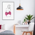 thumbnail image 2 of Stupell Industries Pink Bow Nude Gray Framed Giclee Art design by Martina Pavlova, 30 x 20, 2 of 8