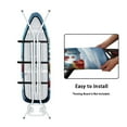 thumbnail image 4 of HELLHERO Ironing Board Cover, 15x54 Inch Standard Ironing Board Cover with Elastic Edge and Hook and Loop Fasteners Scorch and Stain Resistant Cotton Ironing Covers with Thick Padding, Snowman, 4 of 5