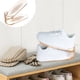 thumbnail image 4 of Household Plastic Shoe Rack Three Gear Adjustable Shoe Bracket Dormitory Shoe Storage And Organization Frame, 4 of 8