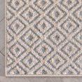 thumbnail image 4 of Well Woven Custom Size Runner - Choose Your Length - Piano Grey Tribal Diamond Geometric 27 Inches Wide x 10 Feet Long Runner (27" x 10' Runner) Rug, 4 of 5