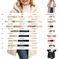 thumbnail image 2 of KAUOD Girls Winter Coat Heavyweight Hooded Puffer Jacket Kids Windproof Warm Solid Quilted Padded Down Jackets with Pockets, 2 of 3