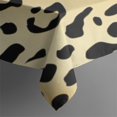 thumbnail image 5 of Gold and Black Of Leopard Print Square Tablecloth,Waterproof Square Table Cover,Wipeable Spillproof Washable Table Cover for Home Kitchen Party Decor 42"X42"(107x107cm), 5 of 6