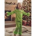 thumbnail image 6 of RUINIXCW Family Christmas Pajamas Matching Sets Spring Fall Winter Matching Pjs Valentines Day Pajamas Set for Couples Women Men Button Down Long Sleeve Shirt and Pants Sleepwear, 6 of 9