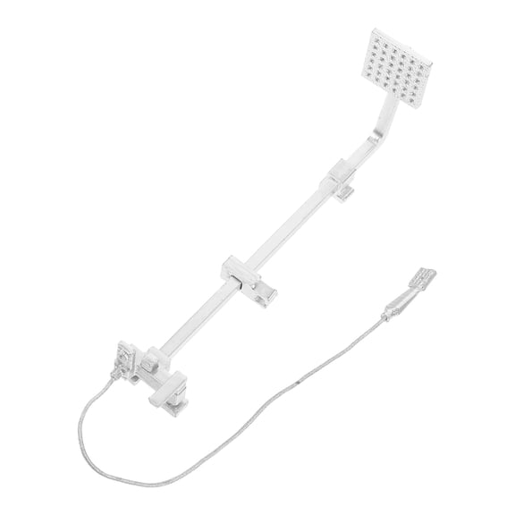 Raindrops Silver Dollhouse Shower Head, ABS Material, Craftsmanship, Kitchen Use