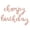 Rose Gold, variant on Cursive Script Letter Balloons - CHOMPY BIRTHDAY 16" Inch Alphabet Letters Foil Mylar Balloon Birthday Party Banner (Silver)
