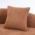 thumbnail image 3 of Noble House Norlyn 66.9" S-Curved Loveseat Sofa, Chenille Compression Modular Couch, Living Room, Small Space, Coral, 3 of 17