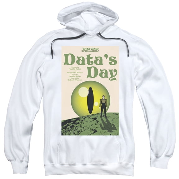 Star Trek Tng Season 4 Episode 11 Adult Pullover Hoodie Sweatshirt White